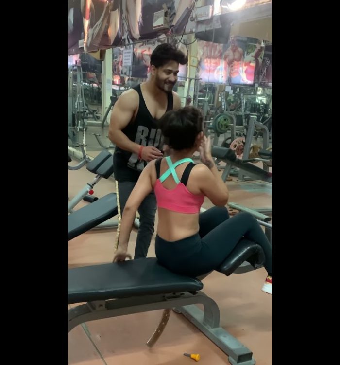 Gym funny accident #shorts #funnyvideo #gfbf #gymfunny